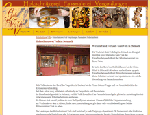 Tablet Screenshot of holzschnitzerei-volk.de